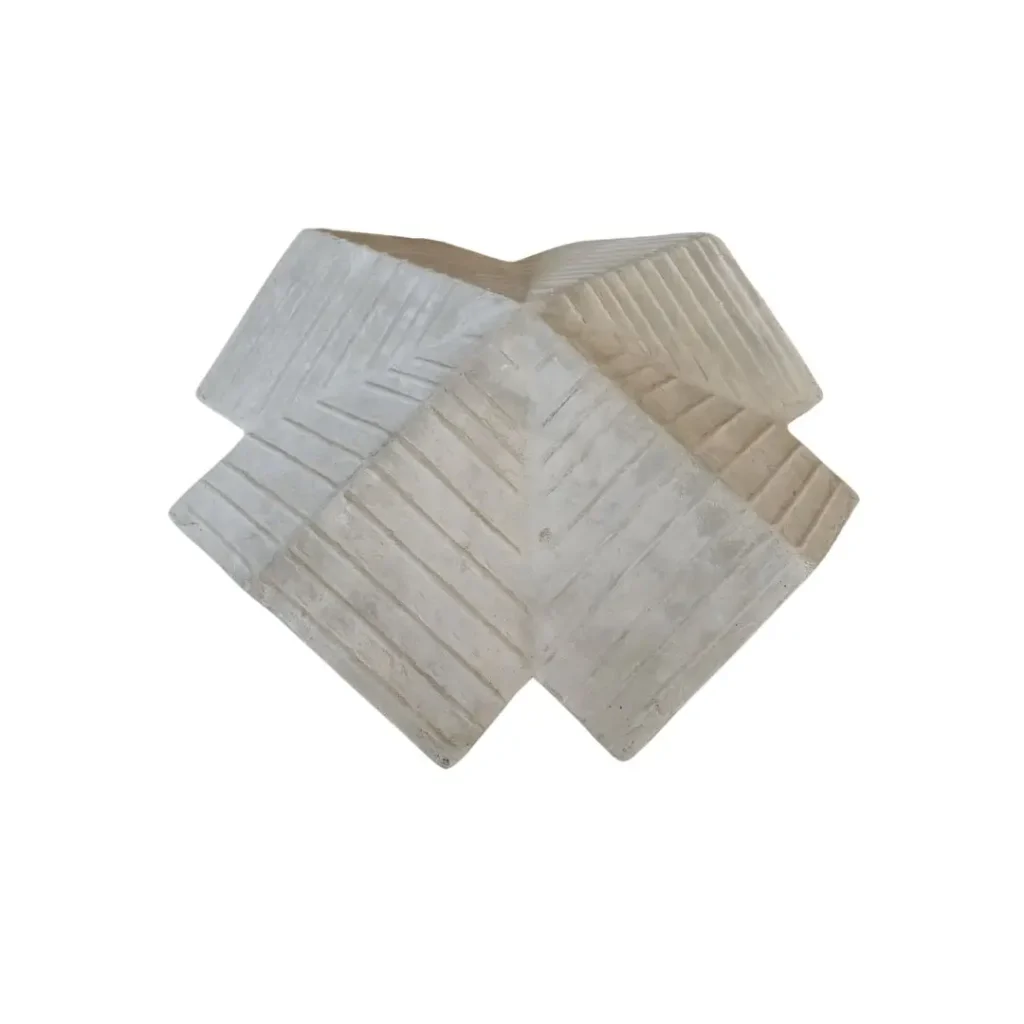 aksesoris genteng beton - wuwung cabang 4 flat garis - genteng mutiara
