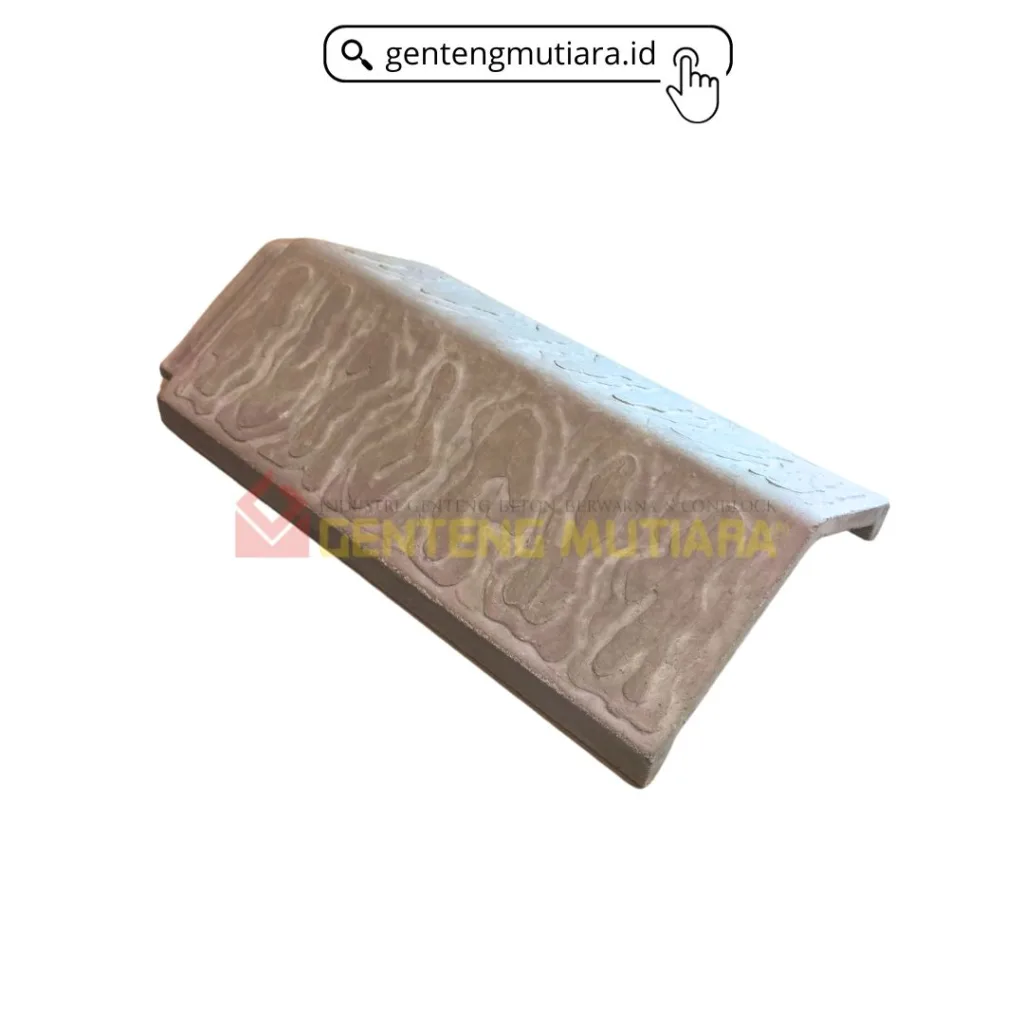 Genteng Beton Wuwung Samping Flat Batu Genteng Mutiara