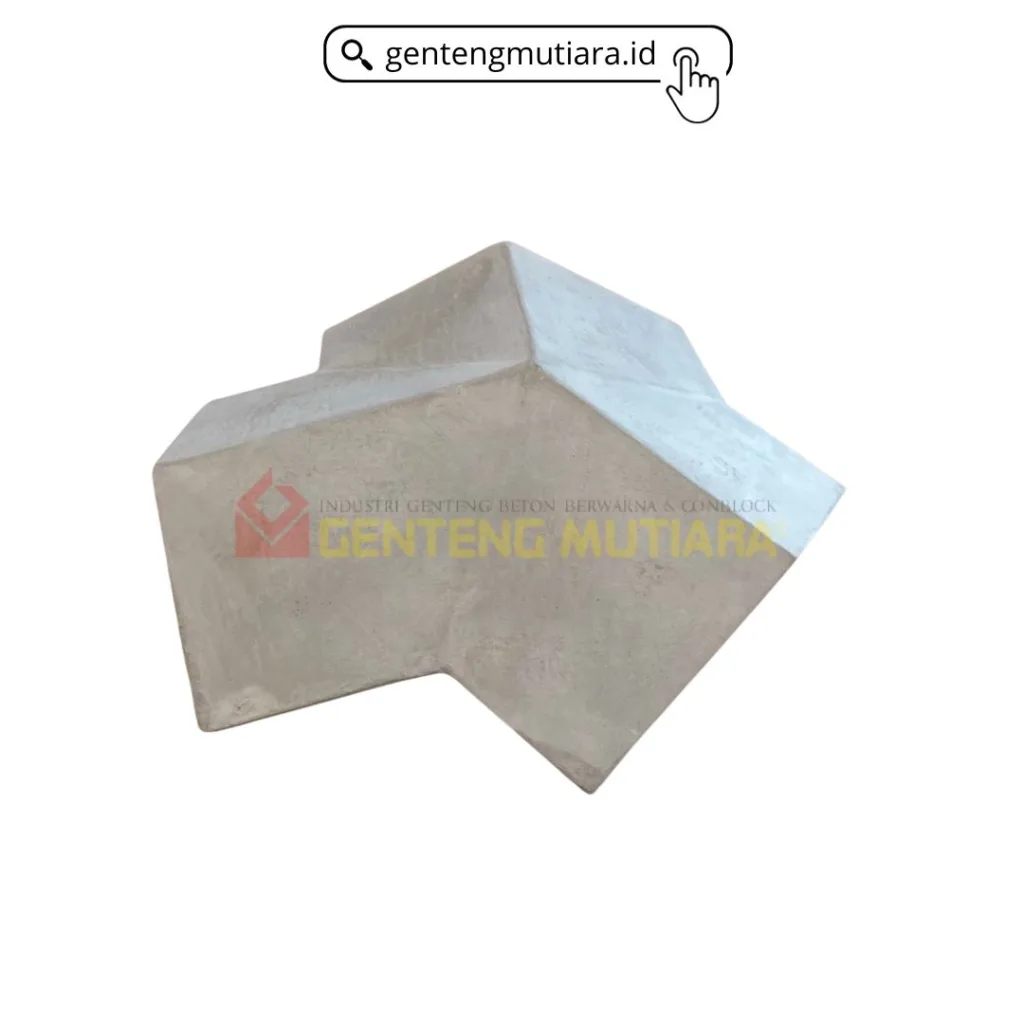 Genteng Beton Wuwung Cabang 3 Segitiga/Bulat Genteng Mutiara
