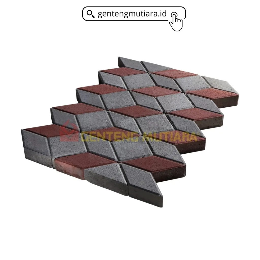 Conblock Anthurium Tipe 2 Genteng Mutiara