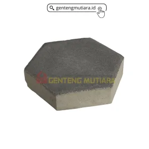 Conblock Segi Enam Polos Genteng Mutiara