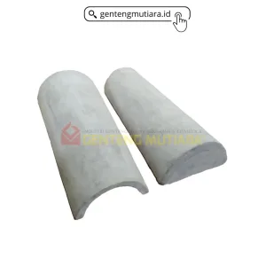 Genteng Beton Wuwung Tutup Samping Kanan/Kiri Genteng Mutiara